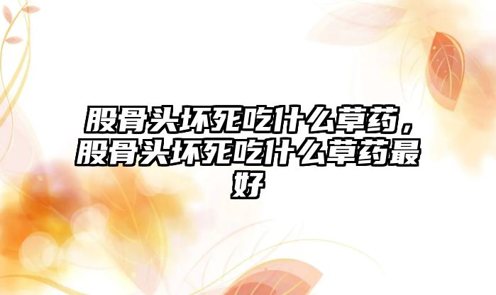 股骨頭壞死吃什么草藥，股骨頭壞死吃什么草藥最好